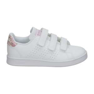 Adidas advantage c meisjes sneaker wit