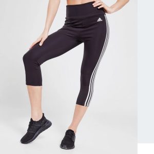 adidas 3-Stripes Capri Legging Dames zw