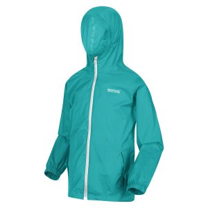 Regatta Kid’s Pack-it Jacket Turquoise