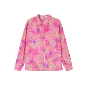 Vila Joy ISADORA blouse met bloemen roze